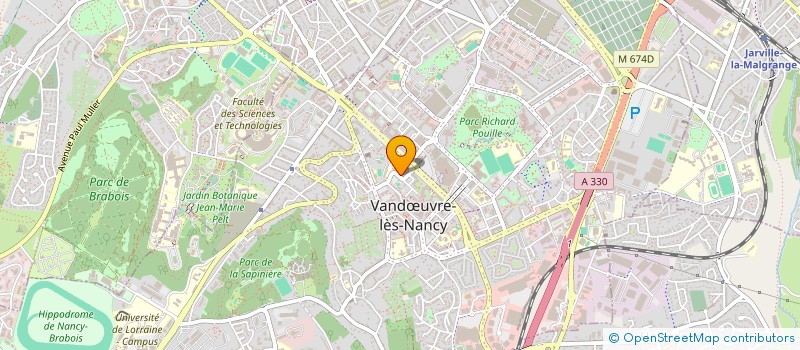 localisation de l'entreprise MONSIEUR ABDALLAH BENHEMINE  VANDUVRE-LES-NANCY