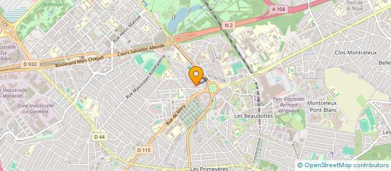 localisation de l'entreprise MONSIEUR ABDALLAH BENIKETIR  AULNAY-SOUS-BOIS