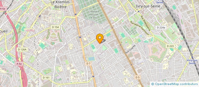 localisation de l'entreprise MONSIEUR ABDALLAH BENKELENA à VILLEJUIF