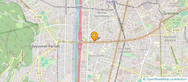 localisation de l'entreprise MONSIEUR ABDALLAH BENSERRADJ  GRENOBLE