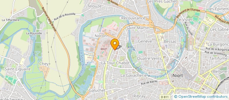 localisation de l'entreprise MONSIEUR ABDALLAH BESSAHRAOUI à NIORT