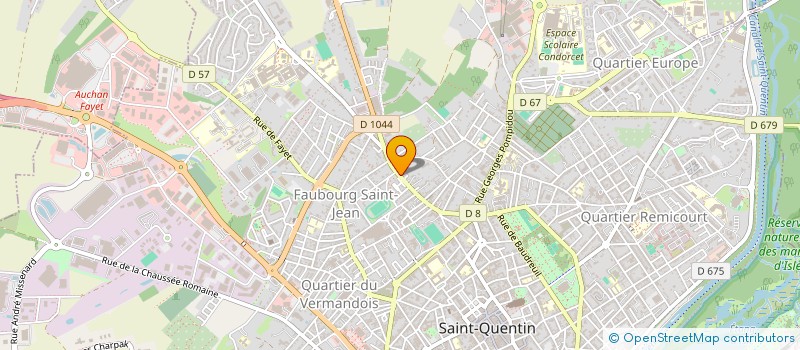 localisation de l'entreprise MONSIEUR ABDALLAH BETKA à SAINT QUENTIN