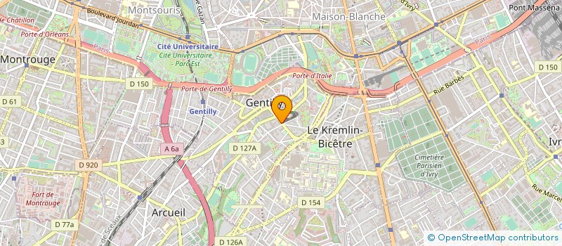 localisation de l'entreprise MONSIEUR ABDALLAH BIMZGANE à GENTILLY