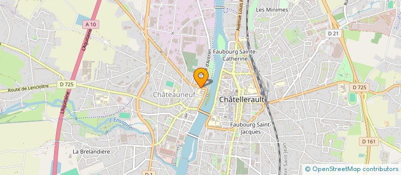 localisation de l'entreprise MONSIEUR ABDALLAH BOUALI  CHATELLERAULT