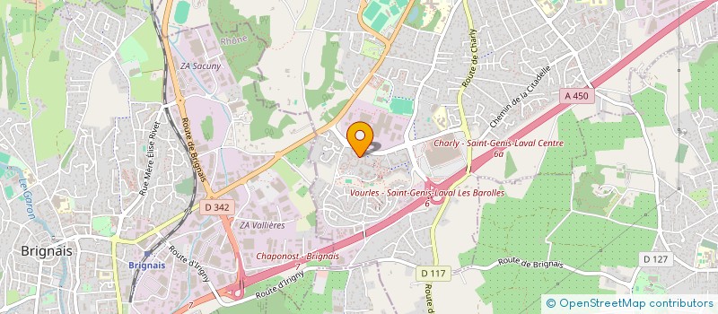 localisation de l'entreprise MONSIEUR ABDALLAH BOUFNAR  SAINT-GENIS-LAVAL