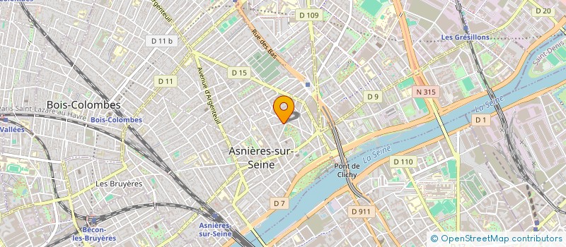 localisation de l'entreprise MONSIEUR ABDALLAH BOUKHELIF-YAHIA  ASNIERES-SUR-SEINE