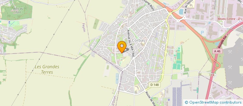 localisation de l'entreprise MONSIEUR ABDALLAH BOURIDAH à CORBAS