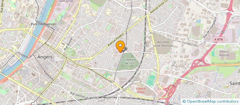 localisation de l'entreprise MONSIEUR ABDALLAH BOUSSAHA à ANGERS