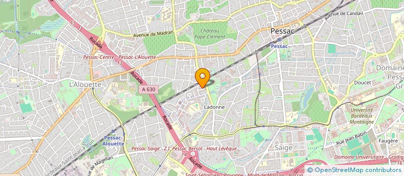 localisation de l'entreprise MONSIEUR ABDALLAH BRINI à PESSAC