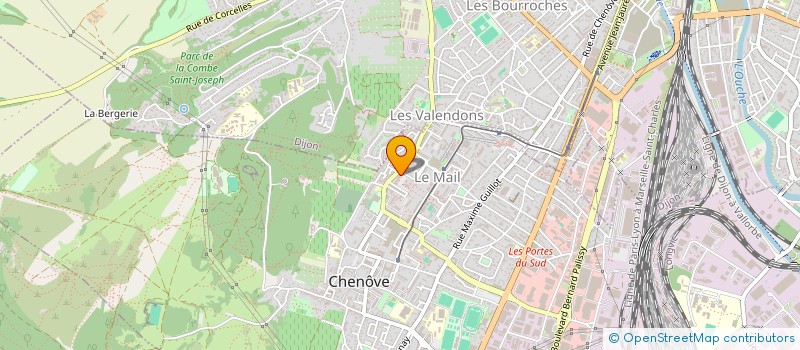 localisation de l'entreprise MONSIEUR ABDALLAH BSISSA  CHENOVE