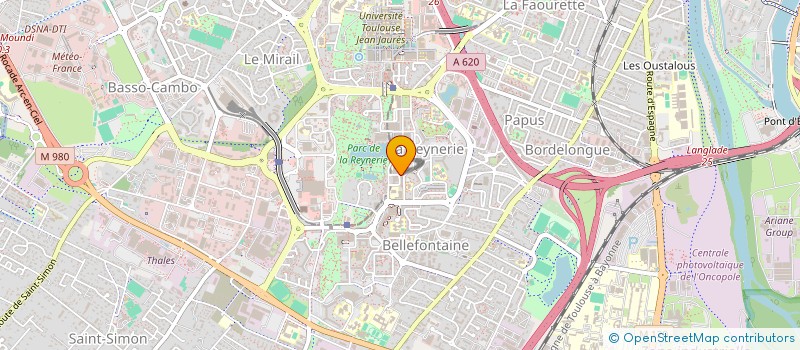 localisation de l'entreprise MONSIEUR ABDALLAH CHANNINE à TOULOUSE