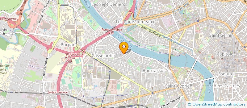 localisation de l'entreprise MONSIEUR ABDALLAH CHELLILI à TOULOUSE