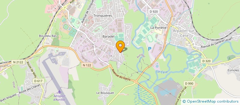 localisation de l'entreprise MONSIEUR ABDALLAH CHENINE à AURILLAC