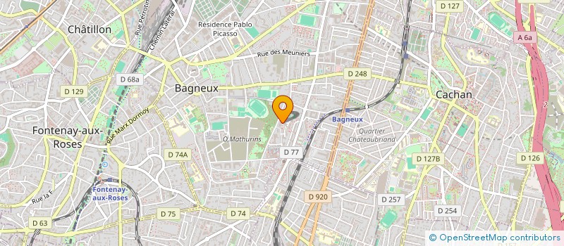 localisation de l'entreprise MONSIEUR ABDALLAH CHERAITI à BAGNEUX