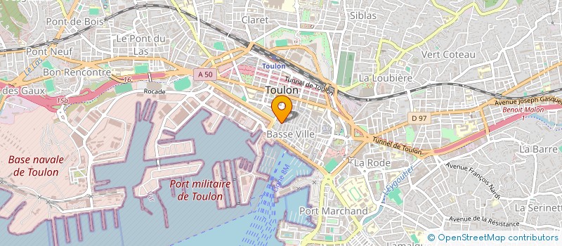localisation de l'entreprise MONSIEUR ABDALLAH DABACH à TOULON