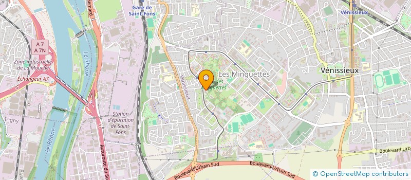 localisation de l'entreprise MONSIEUR ABDALLAH DELLI  VENISSIEUX