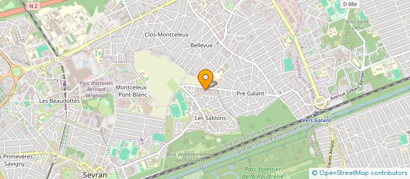 localisation de l'entreprise MONSIEUR ABDALLAH EL ANSAR à SEVRAN