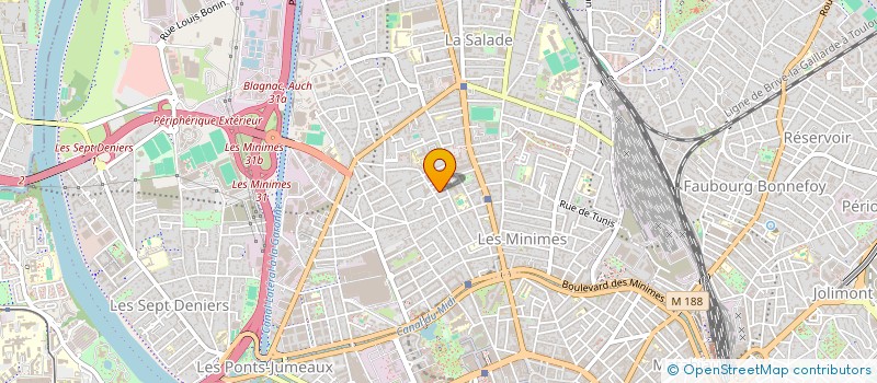 localisation de l'entreprise MONSIEUR ABDALLAH EL BRIK à TOULOUSE