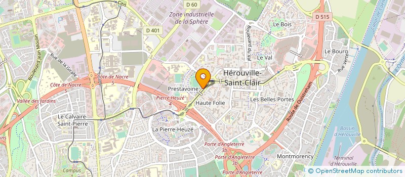 localisation de l'entreprise MONSIEUR ABDALLAH EL CHAKIK  HEROUVILLE-SAINT-CLAIR