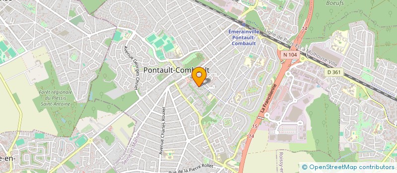 localisation de l'entreprise MONSIEUR ABDALLAH EL GOUMRI à PONTAULT-COMBAULT