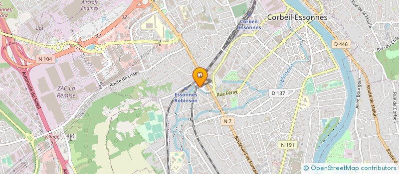 localisation de l'entreprise MONSIEUR ABDALLAH GHANMI à CORBEIL-ESSONNES
