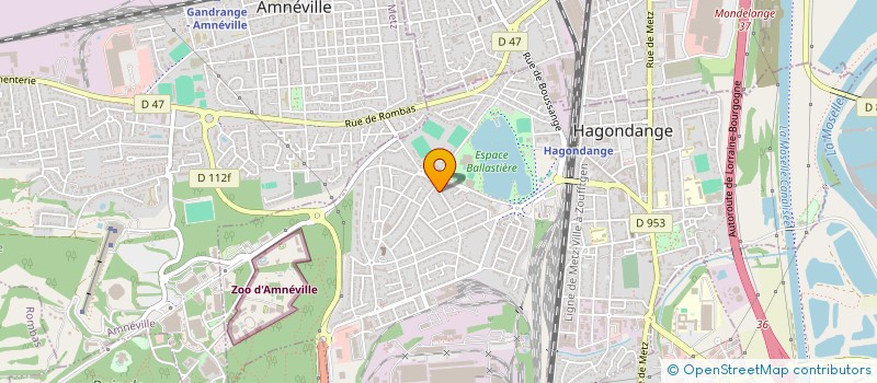 localisation de l'entreprise MONSIEUR ABDALLAH GUELMAMEN  HAGONDANGE