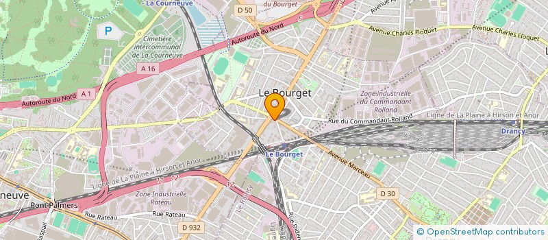 localisation de l'entreprise MONSIEUR ABDALLAH HADDACHE à LE BOURGET