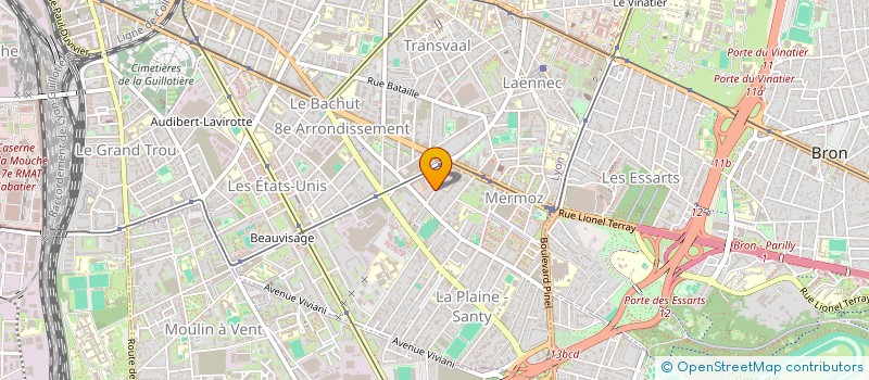 localisation de l'entreprise MONSIEUR ABDALLAH HADDAD  LYON