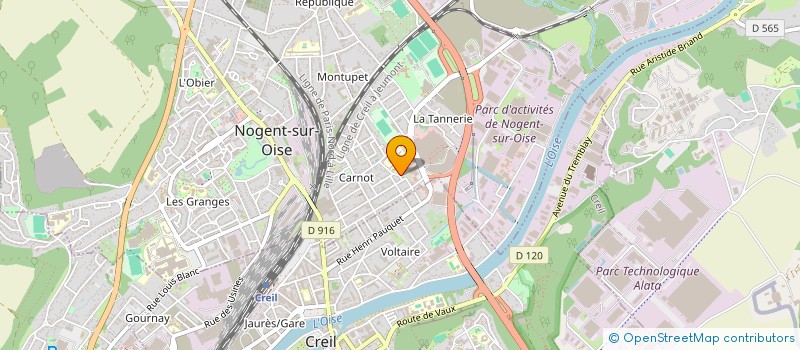 localisation de l'entreprise MONSIEUR ABDALLAH HADJEB  NOGENT-SUR-OISE