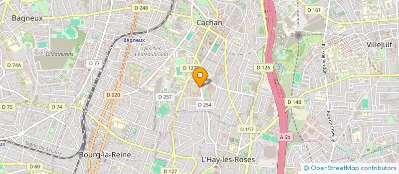 localisation de l'entreprise MONSIEUR ABDALLAH HAJJI  CACHAN