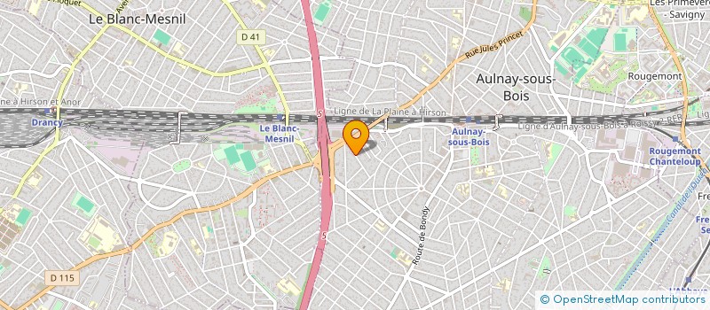 localisation de l'entreprise MONSIEUR ABDALLAH HAMACHE à AULNAY-SOUS-BOIS