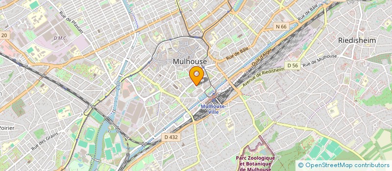 localisation de l'entreprise MONSIEUR ABDALLAH HAMMOUCH à MULHOUSE