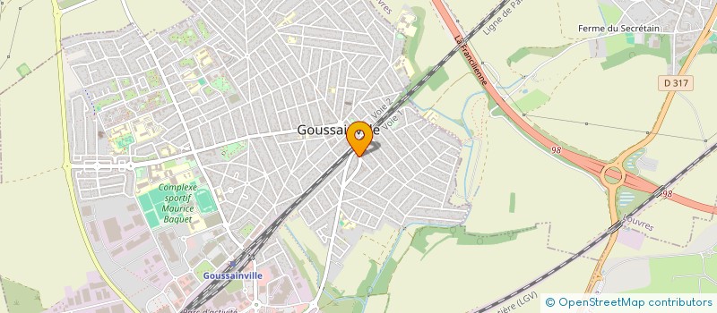 localisation de l'entreprise MONSIEUR ABDALLAH HAMROUNI  GOUSSAINVILLE