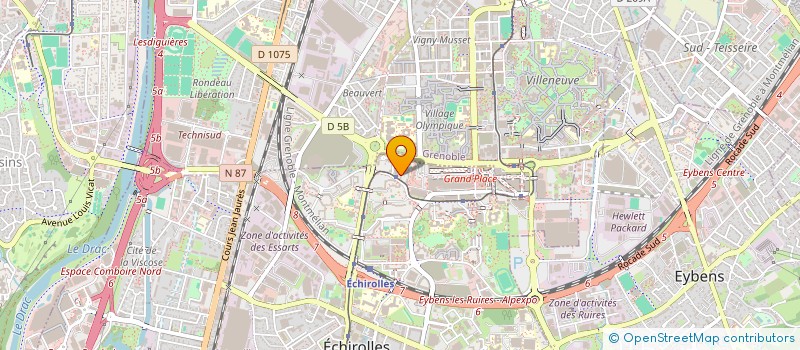 localisation de l'entreprise MONSIEUR ABDALLAH IBRAHIM  ECHIROLLES