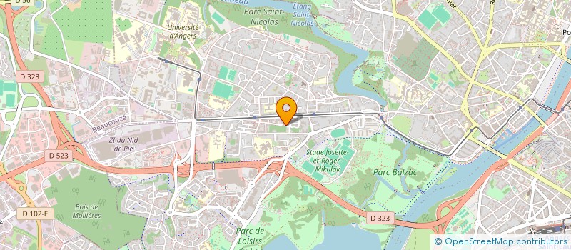 localisation de l'entreprise MONSIEUR ABDALLAH IBRAHIM ABAKAR à ANGERS