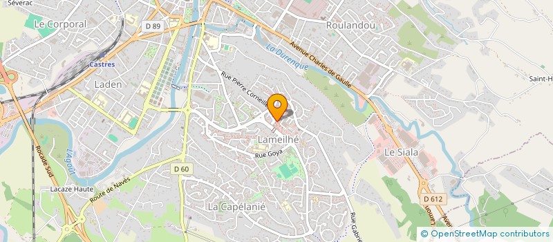 localisation de l'entreprise MONSIEUR ABDALLAH ISHAK ABDALLAH  CASTRES