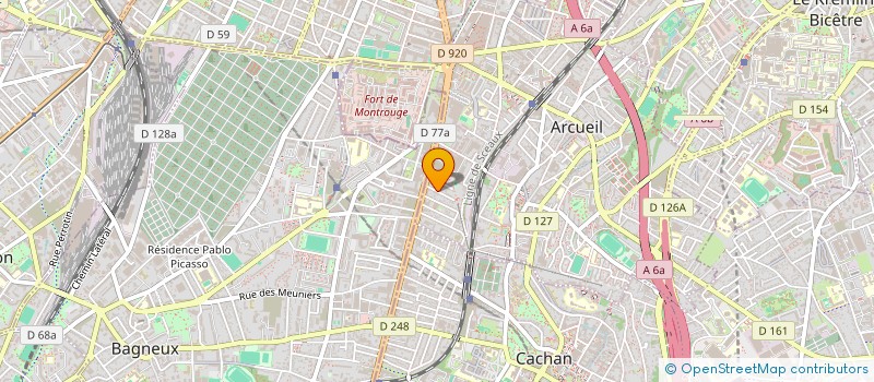 localisation de l'entreprise MONSIEUR ABDALLAH KAMEL  ARCUEIL