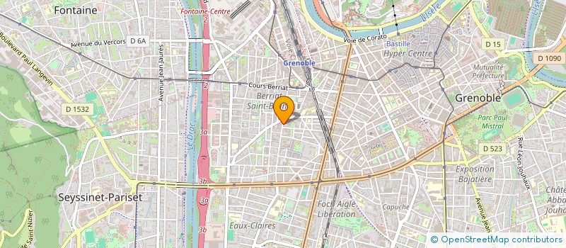 localisation de l'entreprise MONSIEUR ABDALLAH KHARCHAFI  GRENOBLE