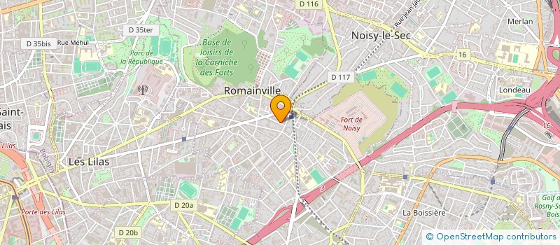 localisation de l'entreprise MONSIEUR ABDALLAH LABOUDI à ROMAINVILLE