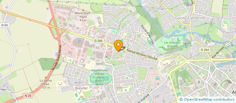 localisation de l'entreprise MONSIEUR ABDALLAH LAHMAR à ARRAS