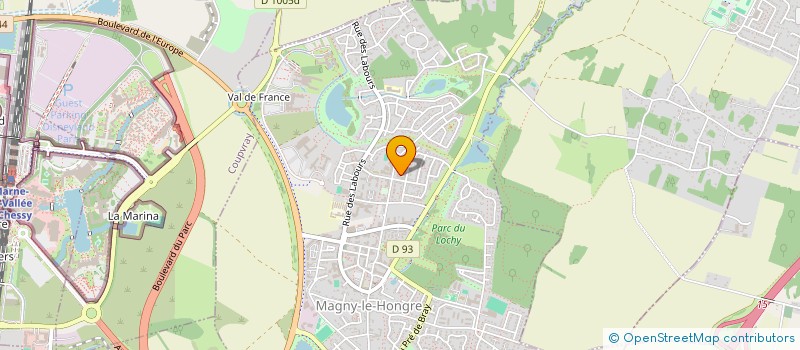 localisation de l'entreprise MONSIEUR ABDALLAH LAICHAOUI  MAGNY-LE-HONGRE
