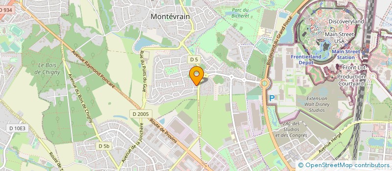 localisation de l'entreprise MONSIEUR ABDALLAH LASSERI  MONTEVRAIN