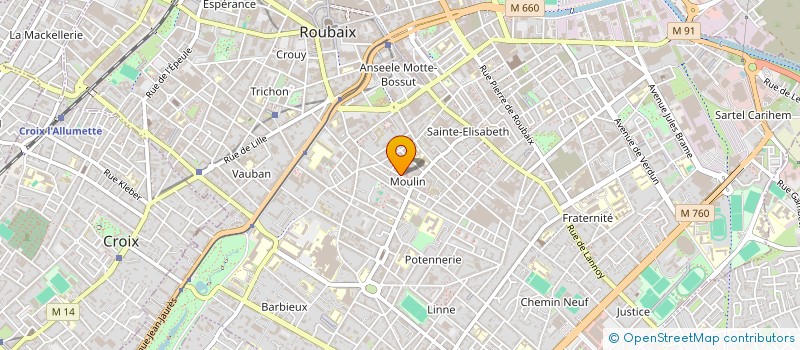 localisation de l'entreprise MONSIEUR ABDALLAH LEBRACHE  ROUBAIX