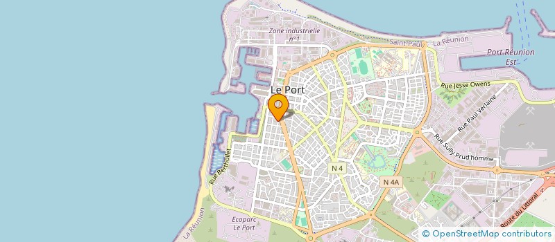 localisation de l'entreprise MONSIEUR ABDALLAH M'ROIVILI  LE PORT