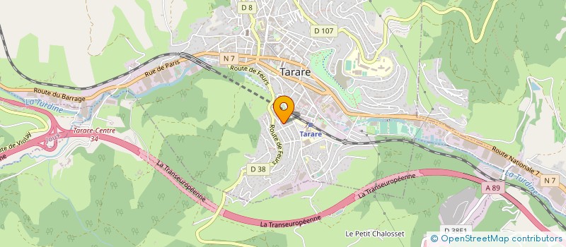 localisation de l'entreprise MONSIEUR ABDALLAH MAHMOUDI  TARARE