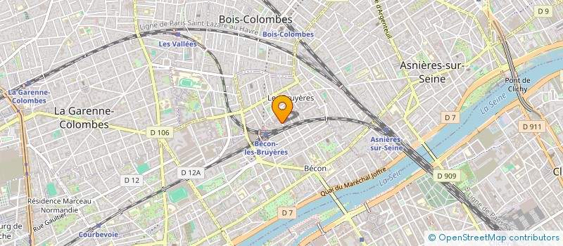 localisation de l'entreprise MONSIEUR ABDALLAH MCHANGAMA à COURBEVOIE