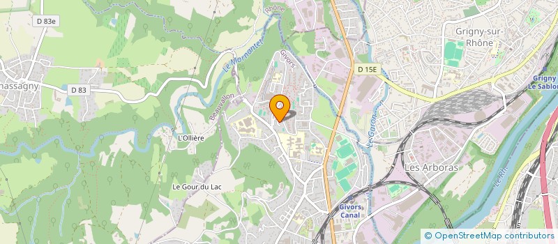 localisation de l'entreprise MONSIEUR ABDALLAH MEHAOUA  GIVORS