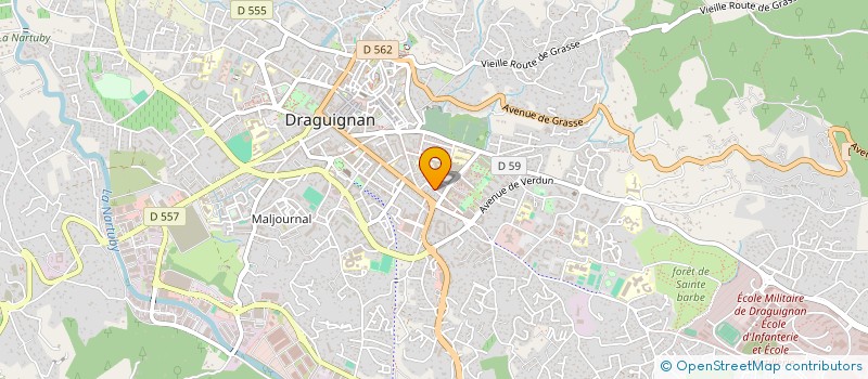 localisation de l'entreprise MONSIEUR ABDALLAH MERAINI  DRAGUIGNAN