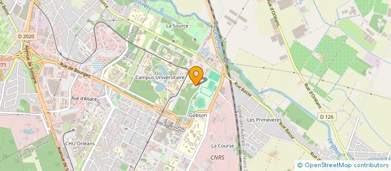 localisation de l'entreprise MONSIEUR ABDALLAH MERFOUD  ORLEANS