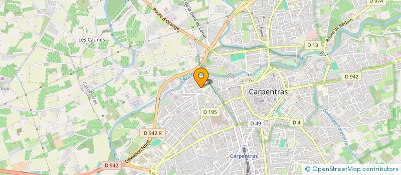 localisation de l'entreprise MONSIEUR ABDALLAH METTALSI à CARPENTRAS